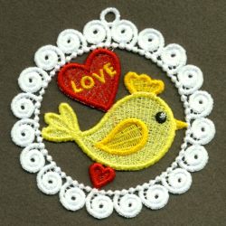 FSL Bird Ornament 02 machine embroidery designs