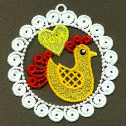 FSL Bird Ornament 04 machine embroidery designs