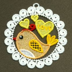 FSL Bird Ornament 05 machine embroidery designs