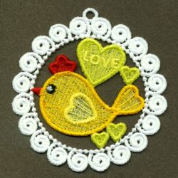 FSL Bird Ornament 07 machine embroidery designs