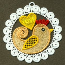FSL Bird Ornament 08 machine embroidery designs