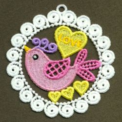 FSL Bird Ornament 09 machine embroidery designs