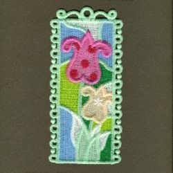 FSL Flower Bookmark 01 machine embroidery designs