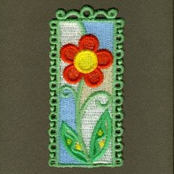 FSL Flower Bookmark 05 machine embroidery designs