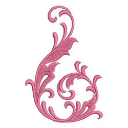 Redwork Curly Deco 2 03 machine embroidery designs