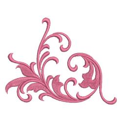 Redwork Curly Deco 2 04 machine embroidery designs