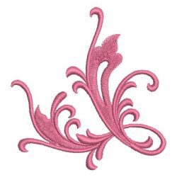Redwork Curly Deco 2 07 machine embroidery designs
