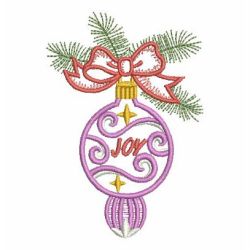 Vintage Christmas Ornament 02 machine embroidery designs