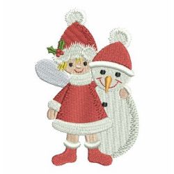 Christmas Angel Girl 06 machine embroidery designs