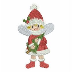 Christmas Angel Girl 07 machine embroidery designs