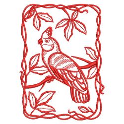 Redwork Parrot 04(Lg)