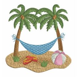 Summer Beach 09 machine embroidery designs