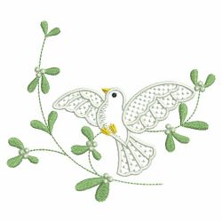 Heirloom Christmas Dove 2(Md) machine embroidery designs