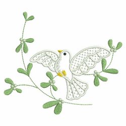 Heirloom Christmas Dove 2(Sm) machine embroidery designs