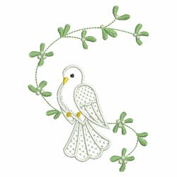 Heirloom Christmas Dove 2 03(Sm) machine embroidery designs