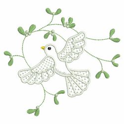 Heirloom Christmas Dove 2 05(Md) machine embroidery designs