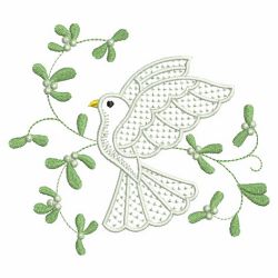 Heirloom Christmas Dove 2 10(Md) machine embroidery designs