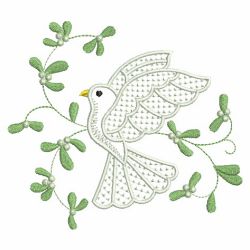 Heirloom Christmas Dove 2 10(Lg) machine embroidery designs