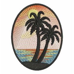 Tropical Island 01 machine embroidery designs