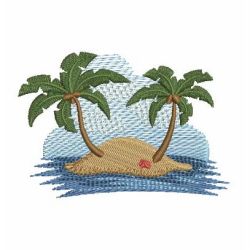 Tropical Island 02 machine embroidery designs