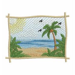 Tropical Island 04 machine embroidery designs