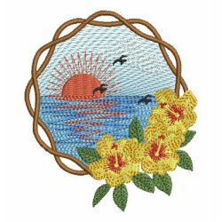 Tropical Island 10 machine embroidery designs