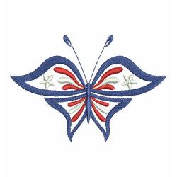 Fancy Patriotic Butterfly(Sm) machine embroidery designs