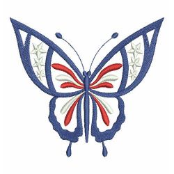 Fancy Patriotic Butterfly 06(Lg)