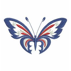 Fancy Patriotic Butterfly 10(Lg) machine embroidery designs