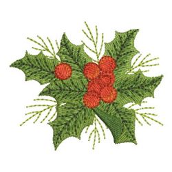 Holly machine embroidery designs