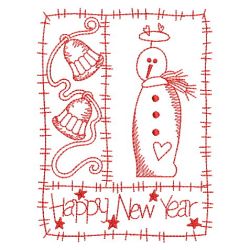 Redwork Patchwork Holiday 01(Lg) machine embroidery designs