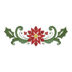 Heirloom Poinsettia 2 04(Md) machine embroidery designs