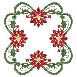 Heirloom Poinsettia 2 06(Sm) machine embroidery designs