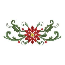 Heirloom Poinsettia 2 09(Md) machine embroidery designs