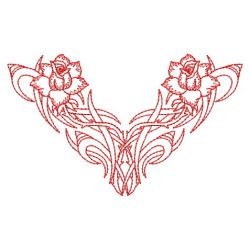 Redwork Tribal Rose 04(Md)