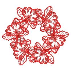 Redwork Flowers 3 08(Lg)