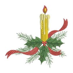 Holiday Candles 04 machine embroidery designs