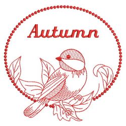 Autumn Birds 03(Md) machine embroidery designs