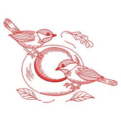 Autumn Birds 05(Md) machine embroidery designs