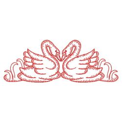 Redwork Swan 06(Lg) machine embroidery designs