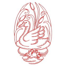 Redwork Swan 09(Sm) machine embroidery designs