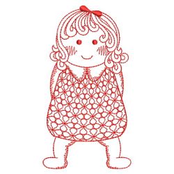 Redwork Cute Baby 01(Sm) machine embroidery designs