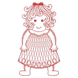 Redwork Cute Baby 04(Md) machine embroidery designs