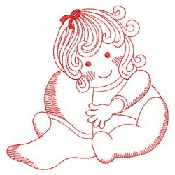 Redwork Cute Baby 10(Md)