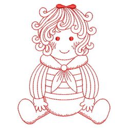 Redwork Cute Baby 13(Md) machine embroidery designs