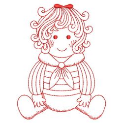 Redwork Cute Baby 13(Lg) machine embroidery designs