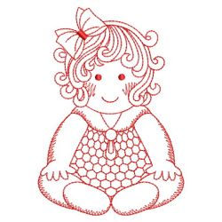 Redwork Cute Baby 15(Sm) machine embroidery designs