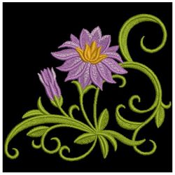 Purple Flower 4 machine embroidery designs