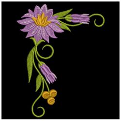 Purple Flower 4 03 machine embroidery designs