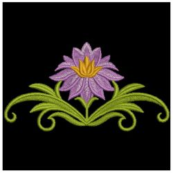 Purple Flower 4 04 machine embroidery designs